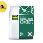 20 Kg Boral Blue Circle Rapid Set No Mix Concrete for Retaining Wall Posts by Sunset Sleepers