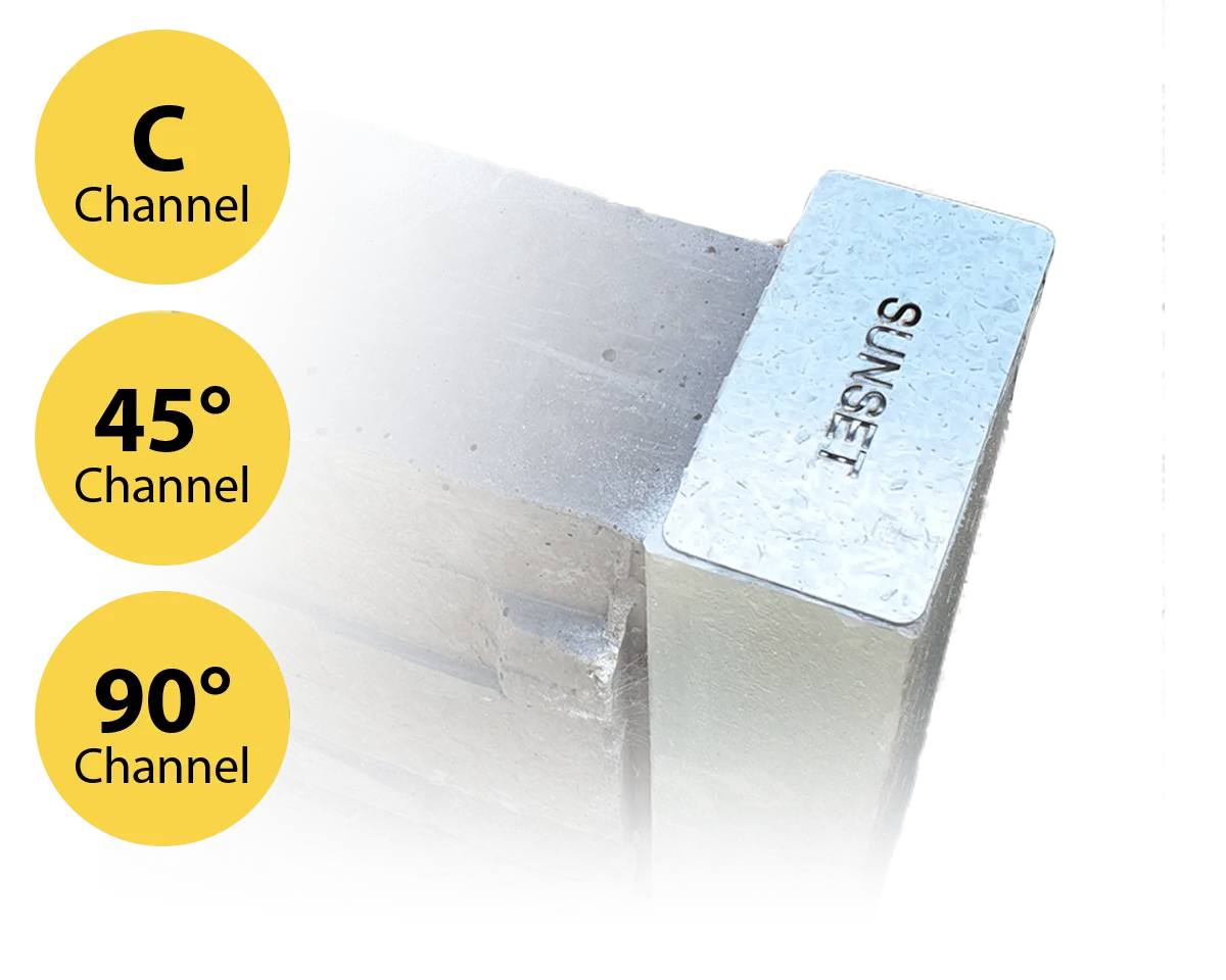 C – 45° – 90° Galvanised Steel Post Caps C – 45° – 90° Galvanised Steel Post Caps - Fit 100PFC Galvanised Steel Posts for Retaining Walls