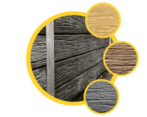 Woodgrain Wood Look Texture Concrete Sleepers for Retaining Walls Sold by Sunset Sleepers