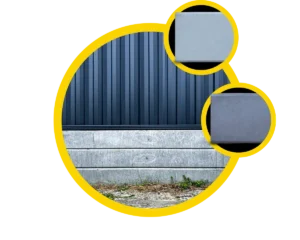 Concrete Sleepers For Under Fence Plinths Fencing Projects across Melbourne and Victoria by Sunset Sleepers