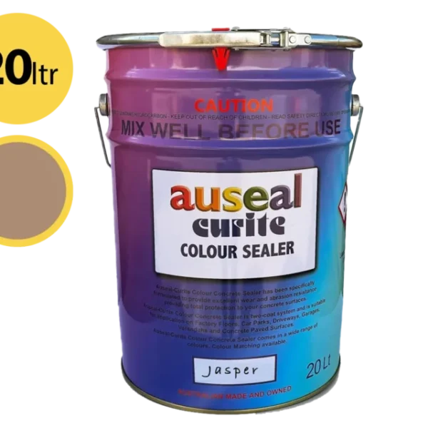 Auseal EC25 Jasper (Brown) Sealer 20L for Concrete Sleepers