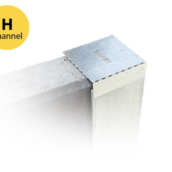 Galvanised Steel Post Caps. Fit 100UC (5 Qty)